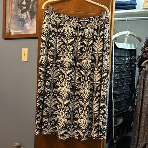 Croft & Barrow Elastic Waist Midi Skirt